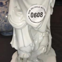 Un mod&egrave;le de l'immortel Li Tieguai en porcelaine blanc de Chine de Dehua, 19&egrave;me